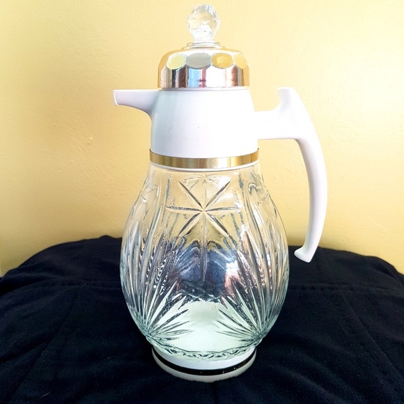 Vintage teapot / coffee pot / juice or water decanter glass decanter - Picture 14 of 15